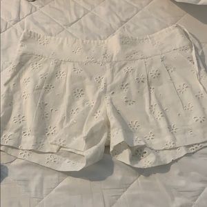 New with Tag- Hatch White Maternity Shorts